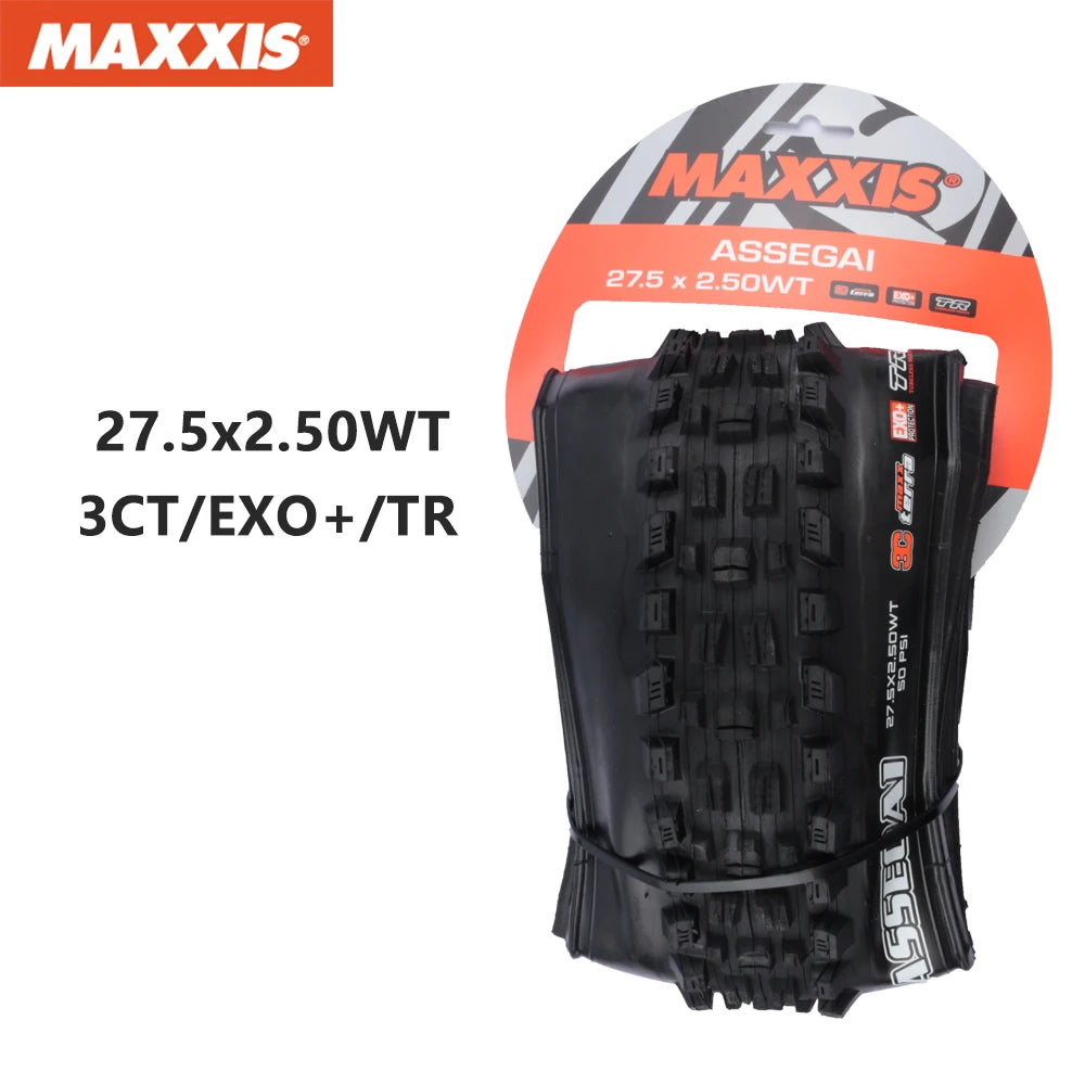 MAXXIS Tire ASSEGAI TUBELESS READY EXO Anti Puncture Bicycle Tires 27.5 / 29 x2.5 For Trail Downhill Conditions Original Parts