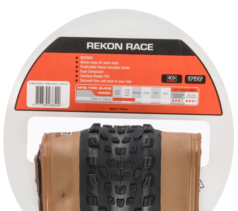 MAXXIS REKON RACE XC AM FR MOUNTAIN BICYCLE TIRE OF MTB BIKE TYRE TUBELESS FOLDABLE BEAD