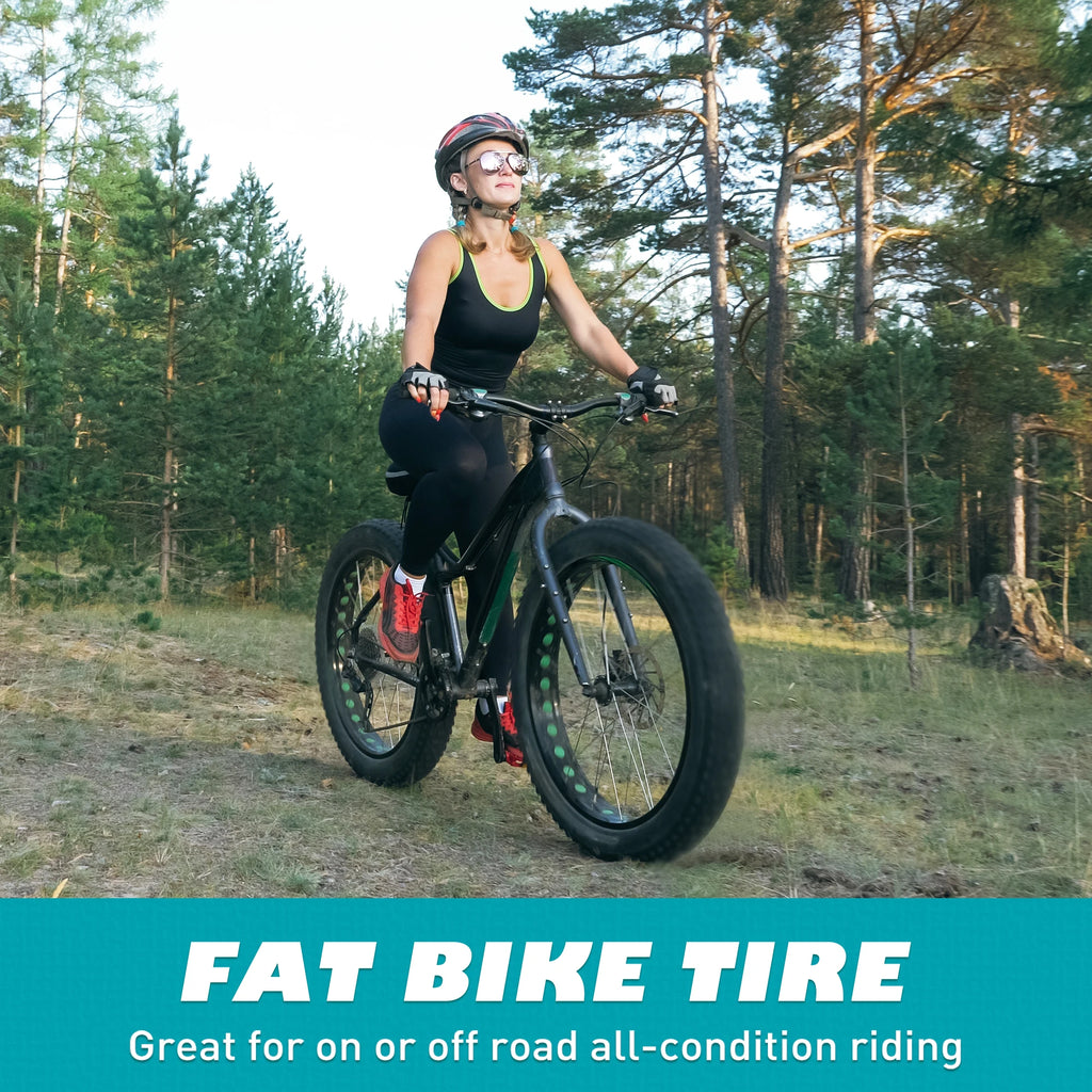 ZUKKA 1 Pack 20/24/26x3.0 Fat Bike Tires ebike Tires  MTB Heavy Duty Wear-Resistant E-Bike Mountain Snow Bike Tire