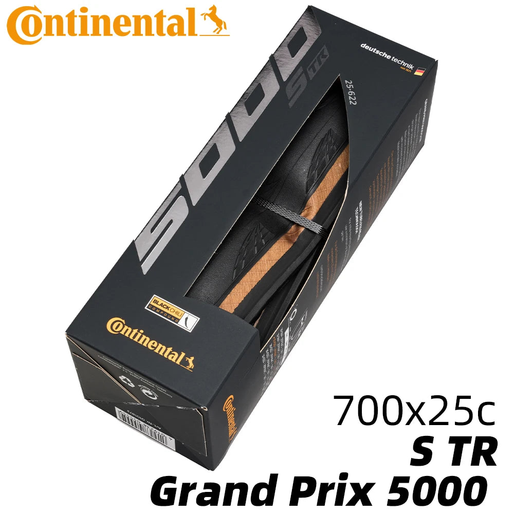 700X25C 25-622 BLACK TRANSPARENT CONTINENTAL GRAND PRIX 5000 S TR ROAD BICYCLE  TUBELESS TIRE BIKE TYRE