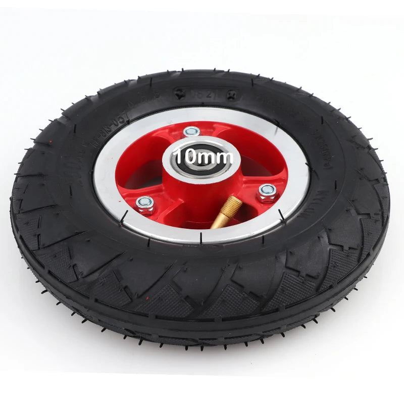 200*50 Electric Scooter Tyre With Wheel Hub 8" Scooter 200x50 Inflation Electric Vehicle Aluminium Alloy Wheel Pneumatic Tire