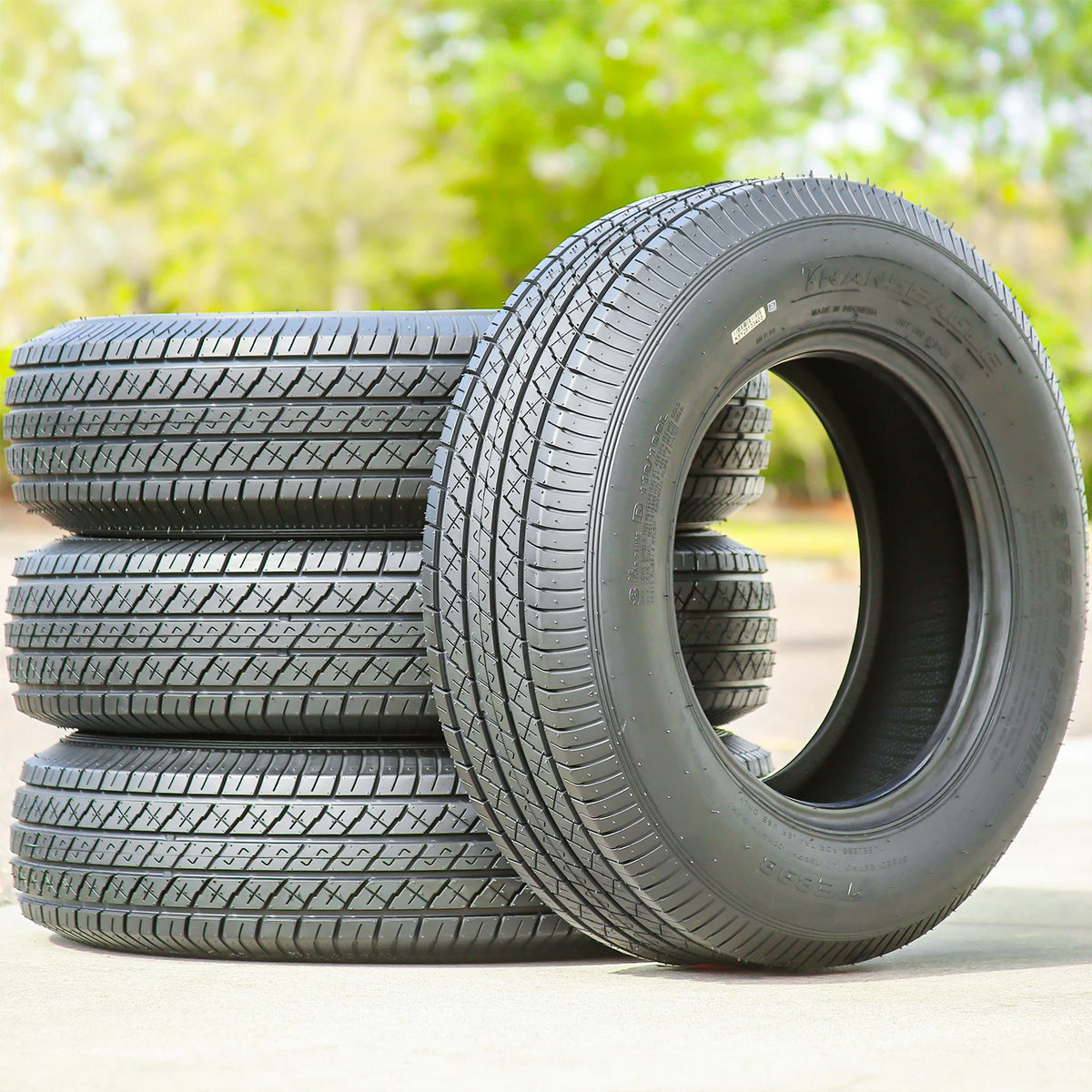 4 Tires Transeagle TE898 ST 225/75D15 Load D 8 Ply Trailer
