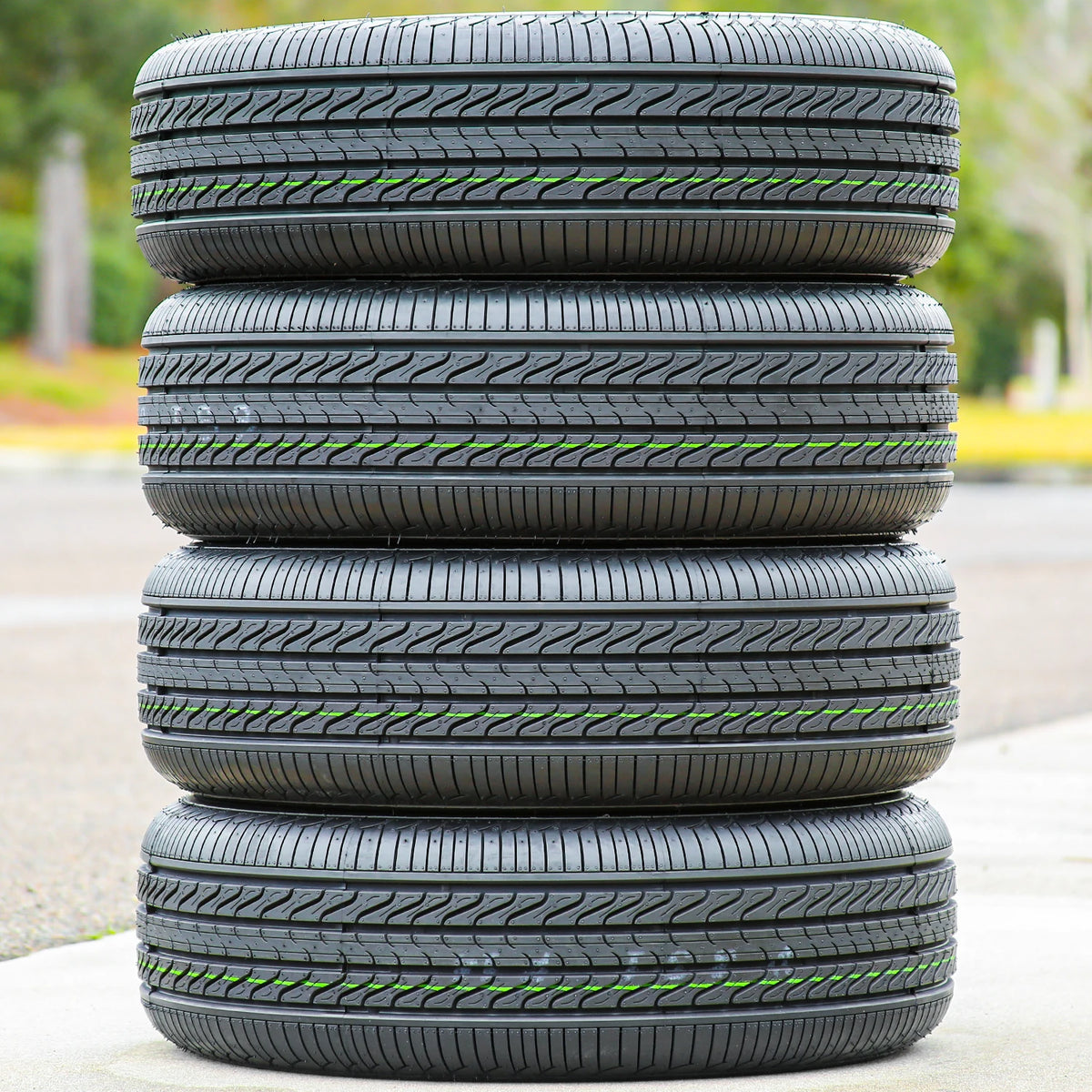 4 Accelera Eco Plush 185/70R14 88H All Season Tires 45k Mi Warranty UTQG 400AA