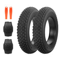 ZUKKA 16x4.0 Fat Bike Tire Set 2 Inner Tubes Knobby Tread All-Terrain Foldable Durable for E-Bike Snow Bike