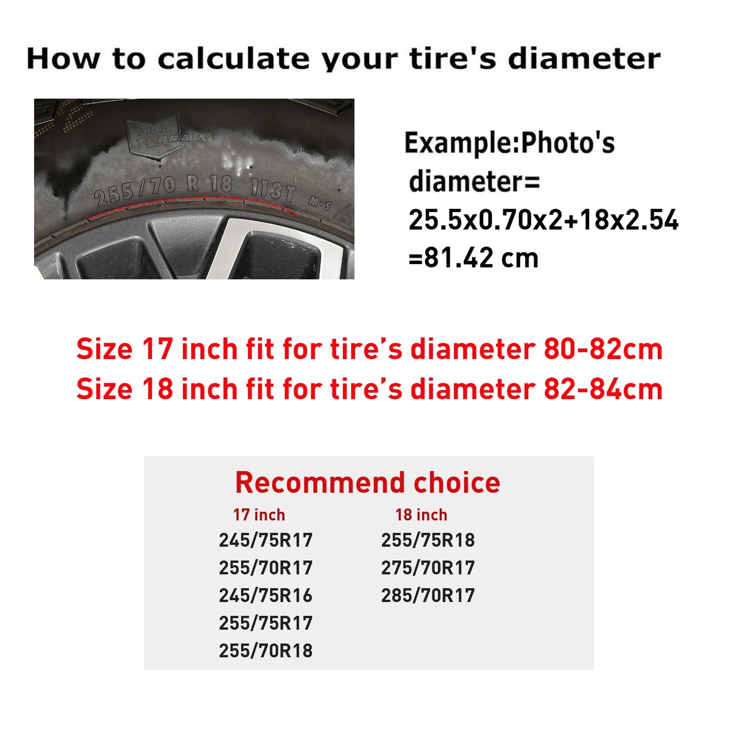 32 Inches Spare Tire Cover Universal Fit for Jeep Wrangler Rv SUV Truck Trailer Vehicles Back Wheel Cover Storage Bag Protector