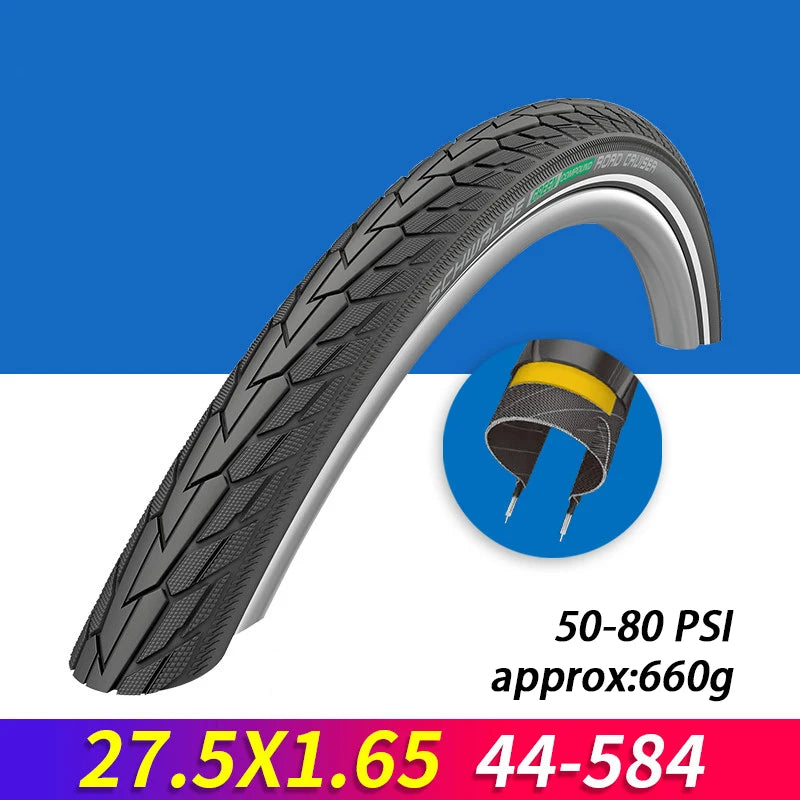 SCHWALBE Original ROAD CRUISER Wired Bicycle Tire 26/28x1.75 27.5x1.65 700x35c/40c City Road Touring MTB Bike Tires