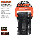 MAXXIS REKON RACE XC AM FR MOUNTAIN BICYCLE TIRE OF MTB BIKE TYRE TUBELESS FOLDABLE BEAD