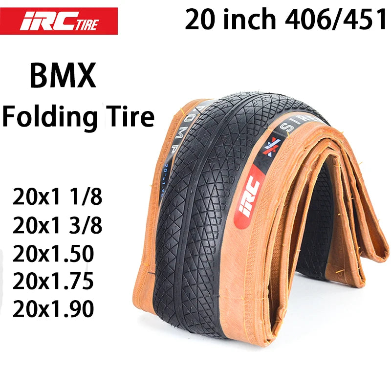 Japan Original IRC SIREN COMP BMX Bicycle Fold Tire 20x1 1/8 20x1 3/8 20x1.50/1.75/1.90 Small Wheel Bike 406/451 Tire