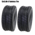 1/2X 13x5.00-6 Lawn Mower Turf Tires 4Ply 13x5x6 Garden Tractor Tire Tubeless