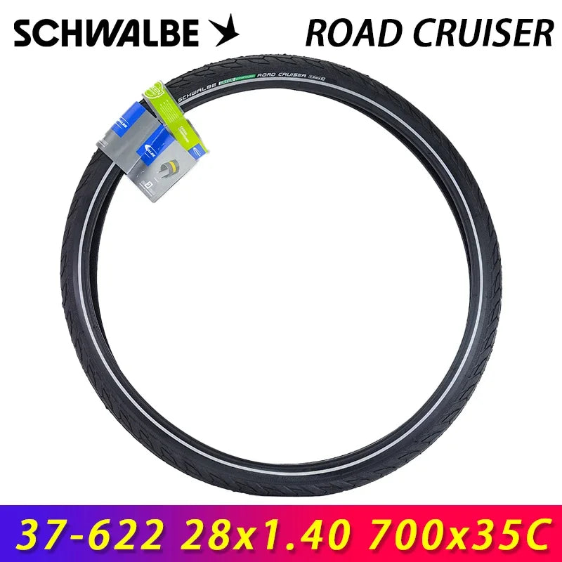 SCHWALBE Original ROAD CRUISER Wired Bicycle Tire 26/28x1.75 27.5x1.65 700x35c/40c City Road Touring MTB Bike Tires