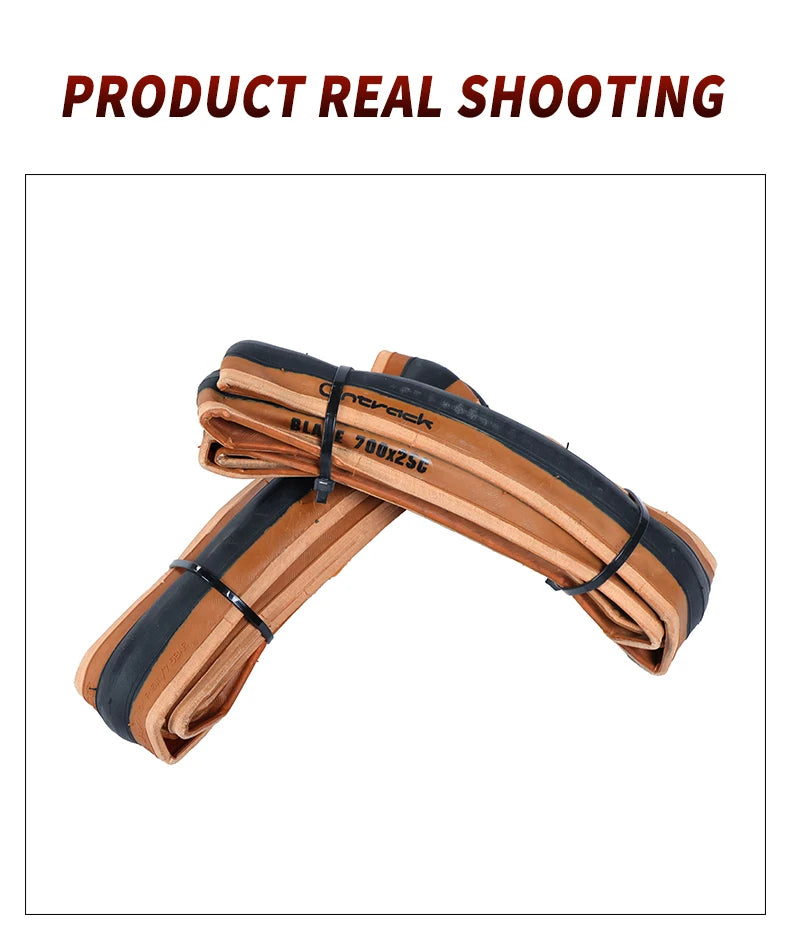 Ontrack Folded Tire Road 700X25C 28C Blade 30Tpi Skin Wall Black Road Bike Tire Bicycle Clincher Foldable Gravel Tyre