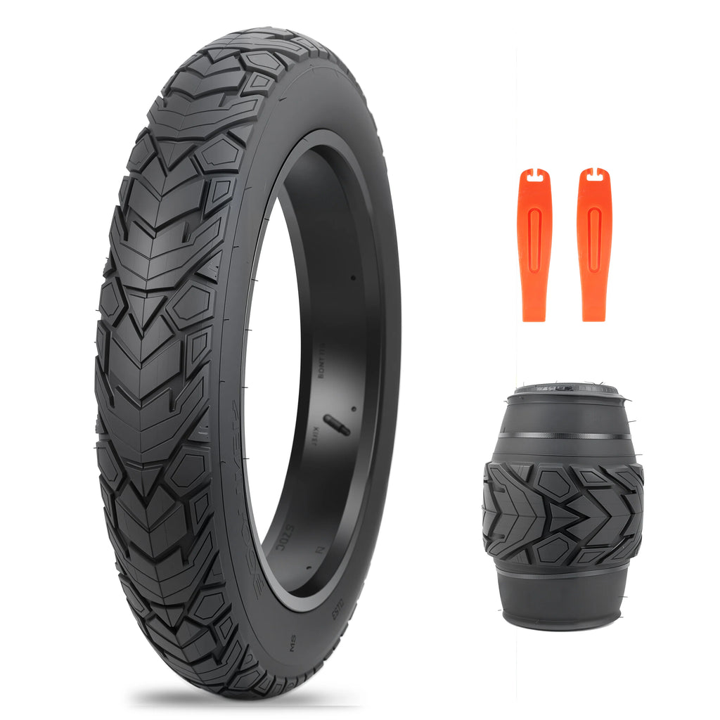 ZUKKA Fat Bike Tire 20 x 4.0 inch Mountain Bike Tire Fat Tire 20/26 inch Heavy Duty Deep Grooves Foldable Replacement
