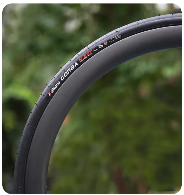 Vittoria Original Corsa N.Ext Tubeless-Ready/Tube Clincher Road Racing Bicycle 700x/24c/26c/28c/29c/30c/32c/34c Folding Tires