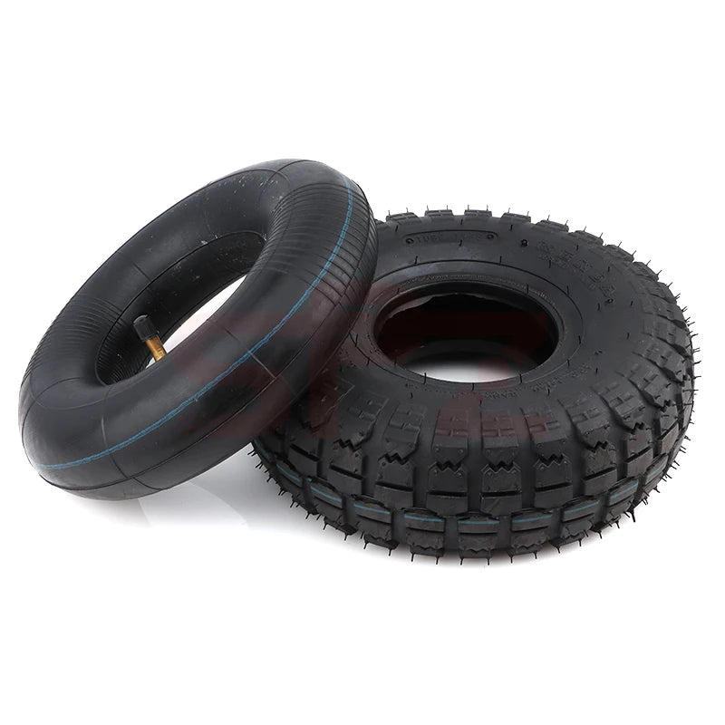 Good Quality 4.10/3.50-4 Inner Outer Tyre 410/350-4 Pneumatic Wheel Tire for Electric Scooter Trolley Accessories