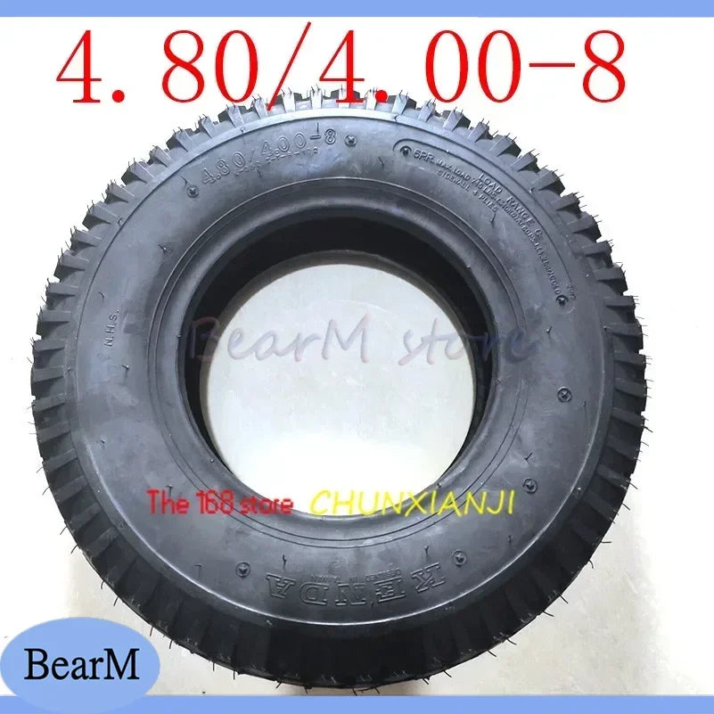 High Quality 4.80/4.00-8 Tubeless Park Carousel Tire 400-8 Inch Road Trailer  Vacuum Tyre