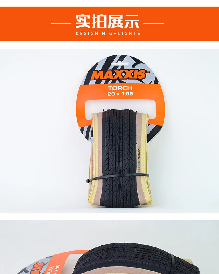MAXXIS Original TORCH GRIFTER DTH 20x1.75/1.95/2.1/2.2/2.3 Silkshield Tire for Fold Bicycle 120TPI 20inch Folding Tire Bike