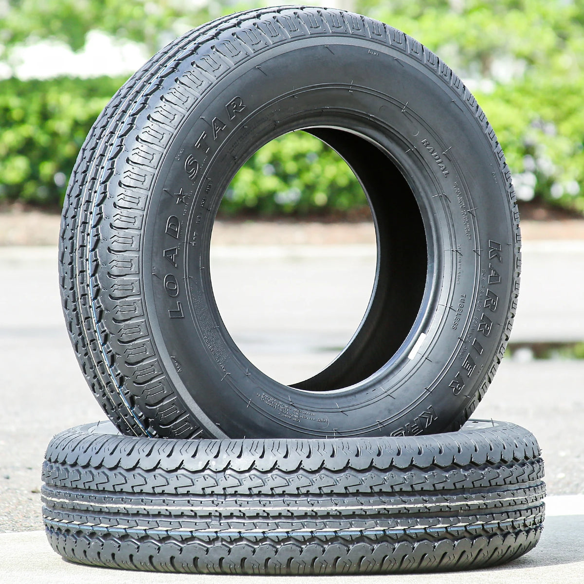 4 Tires Loadstar Karrier KR35 ST 205/75R15 Load D 8 Ply Trailer