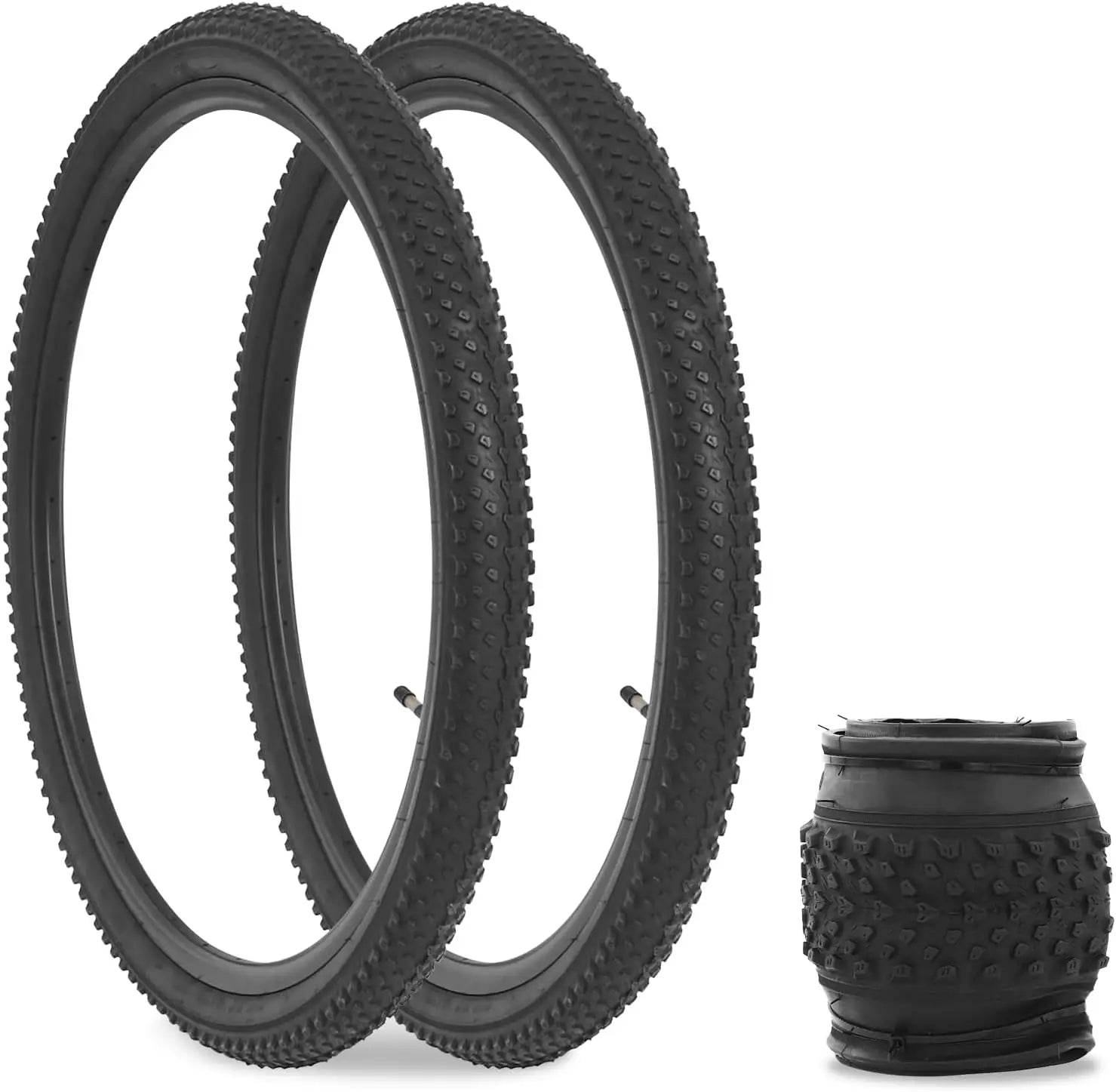 ZUKKA  2 Pack Mountain Bike Tire 20/24/ 26/27.5/29 Strong Grip Compatible Replacement Bicycle Tire for MTB Mountain Bicycle