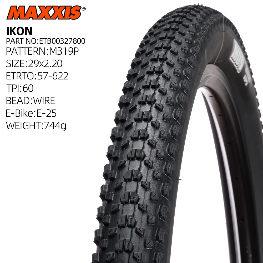 MAXXIS IKON XC MOUNTAIN BICYCLE TIRE OF MTB BIKT TYRE WIRE BEAD 29ER 29 INCHES 29X2.20 26X2.20