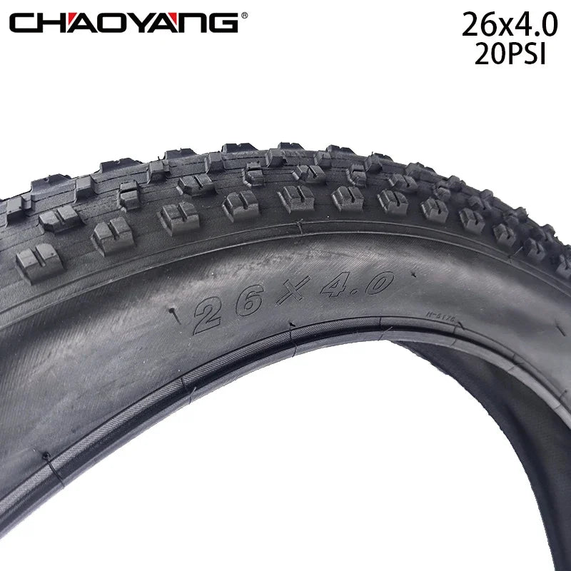 CHAOYANG Original 26x4.0 H-5176 26inch MTB Off-Road ATV City Fat Beach Snowfield Bike Steel Wire Tyre Cycling Bicycle Parts