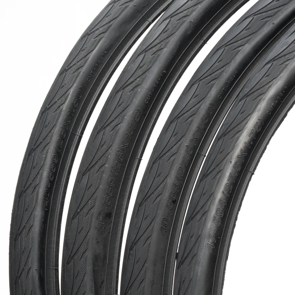 CST CMT-14 City Commuter Touring Bicycle Tire  All-Season Low Rolling  Wire Bead, Available in 26 27.5 Inches