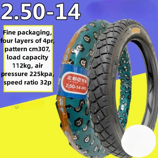 2.50-14 CST Electric Bicycle Tires 2.50-14 Electric Cycle Tyre For E-BIKE 4pr  Motorcycle Electric Tricycle Tube