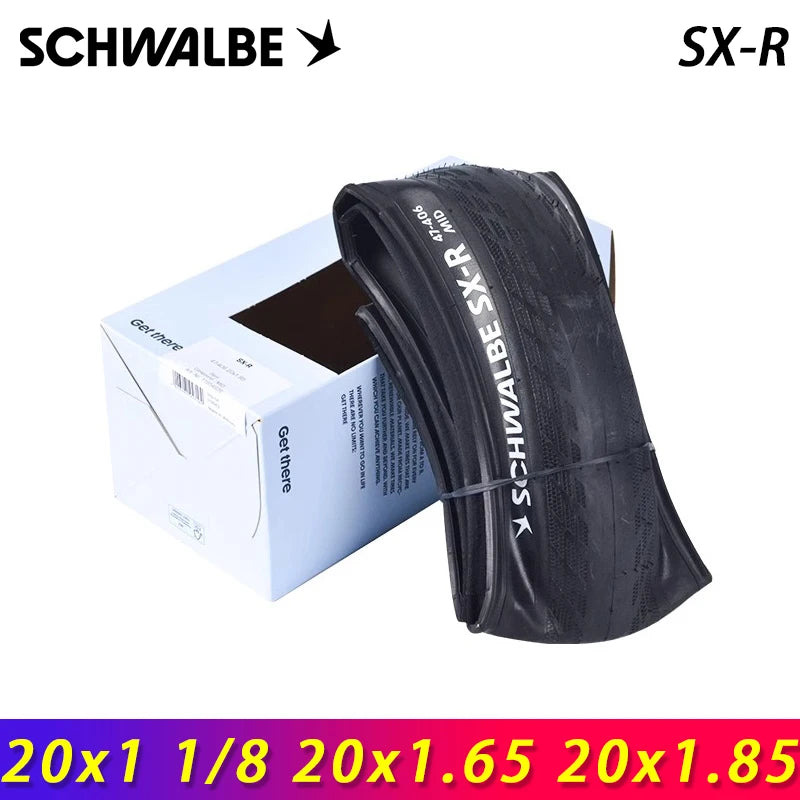 SCHWALBE Original SX-R 20x1.65/20x1.85/20x1 1/8 Folding Tire for BMX Bike Small Wheel Folding Bicycle Cycling Parts