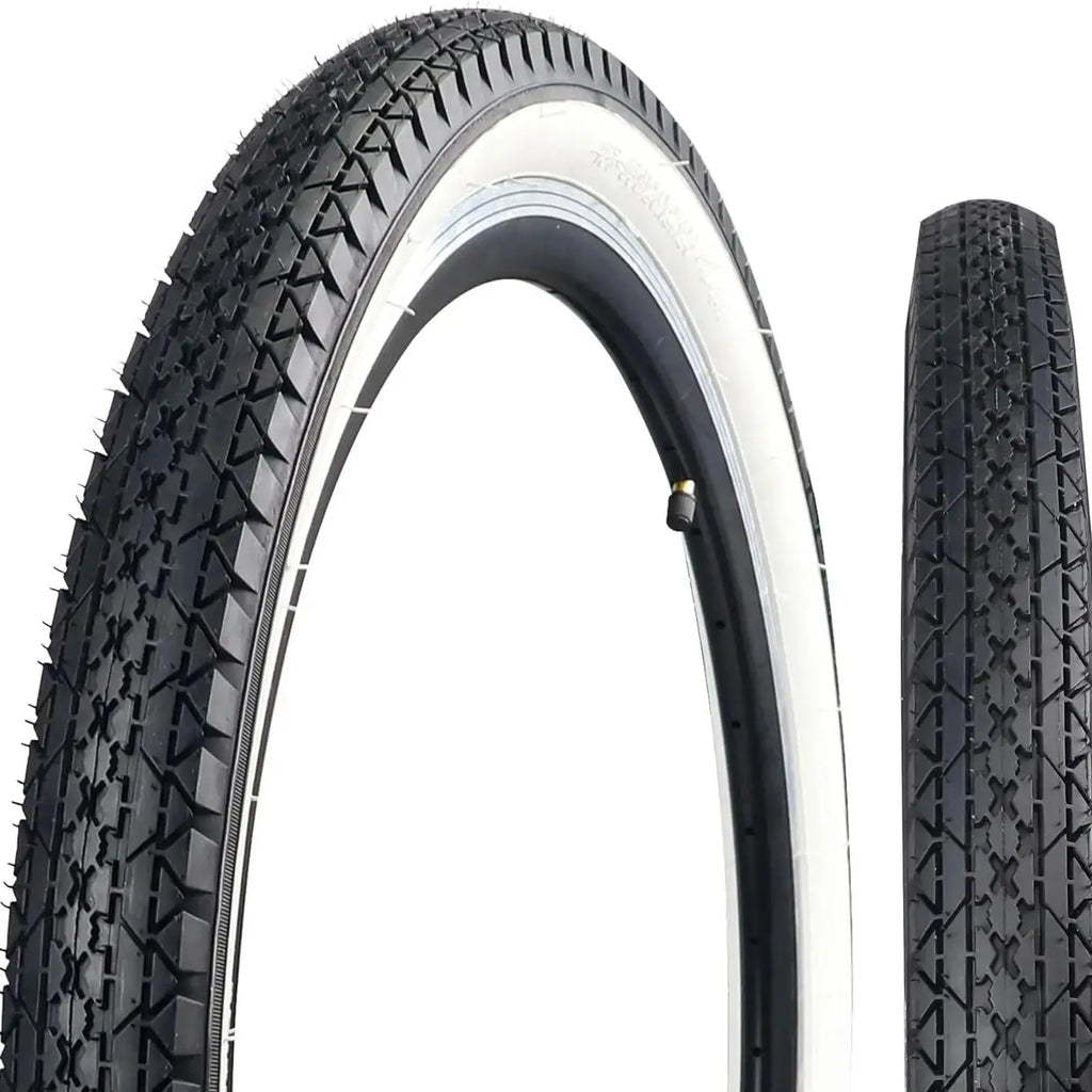 ZUKKA 1 Pack 24/26 x 2.125 Bike Tires Folding Replacement for Beach Cruiser Bike Bicycle Tires for Commuter Bikes