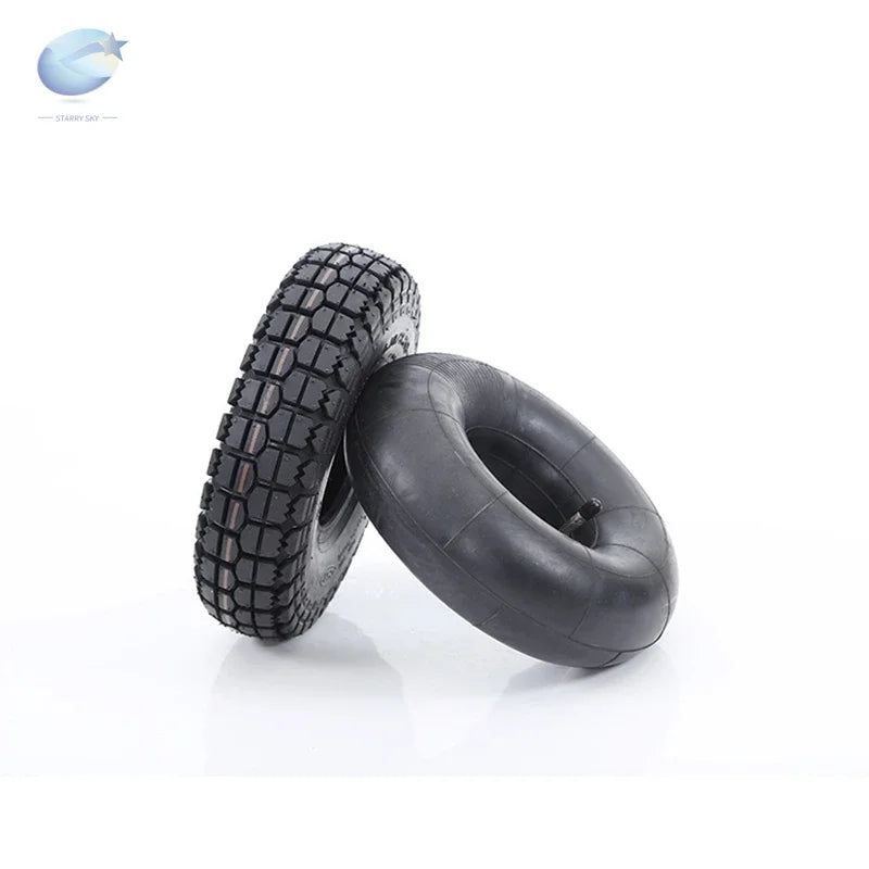 4.10/3.50-4 Pneumatic Air Filled Hand Truck All Purpose Utility Tire 410/350-4 ATV Quad Go Kart 47cc 49cc Chunky 4" scooter tire