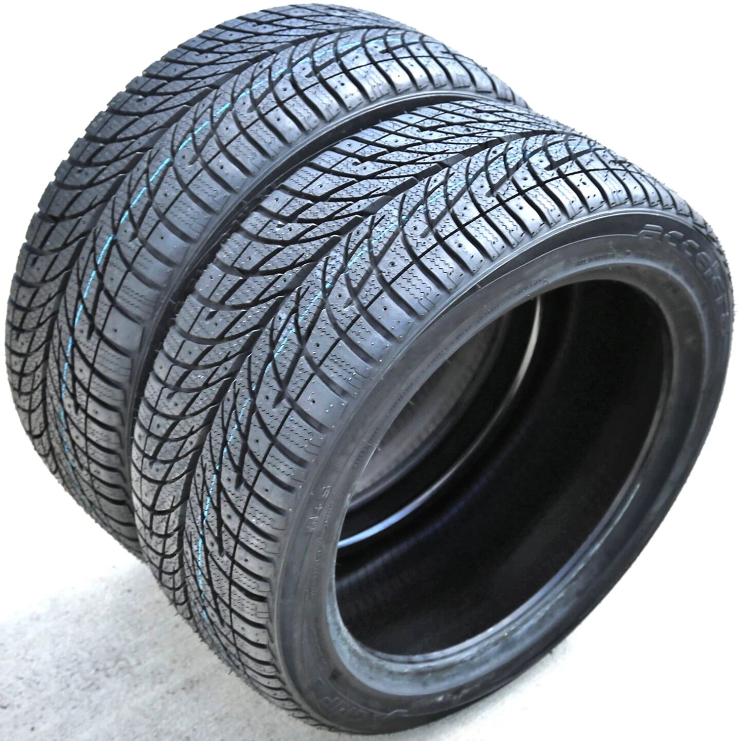 2 New Accelera X-Grip 225/45R18 95V XL Winter Snow Tires