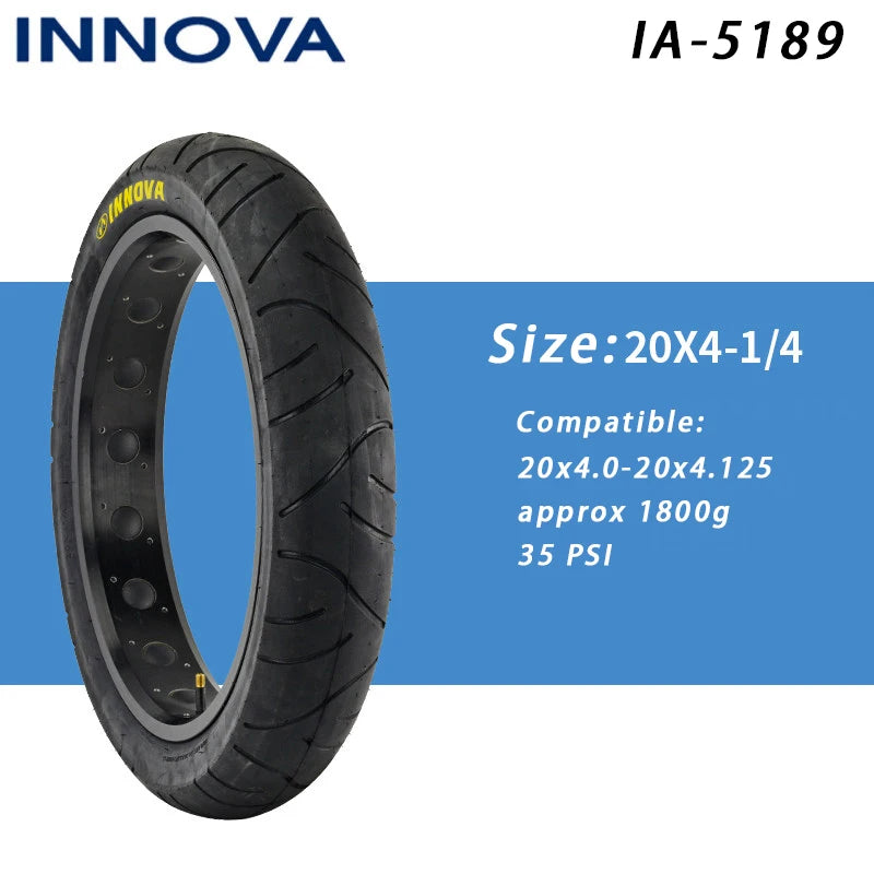 INNOVA Original IA-5189 Fat Tire 20x4.0 1/4 Electric Bike Road MTB Bicycle Motorcycle Off-road outdoor Big Fat Tire Bike