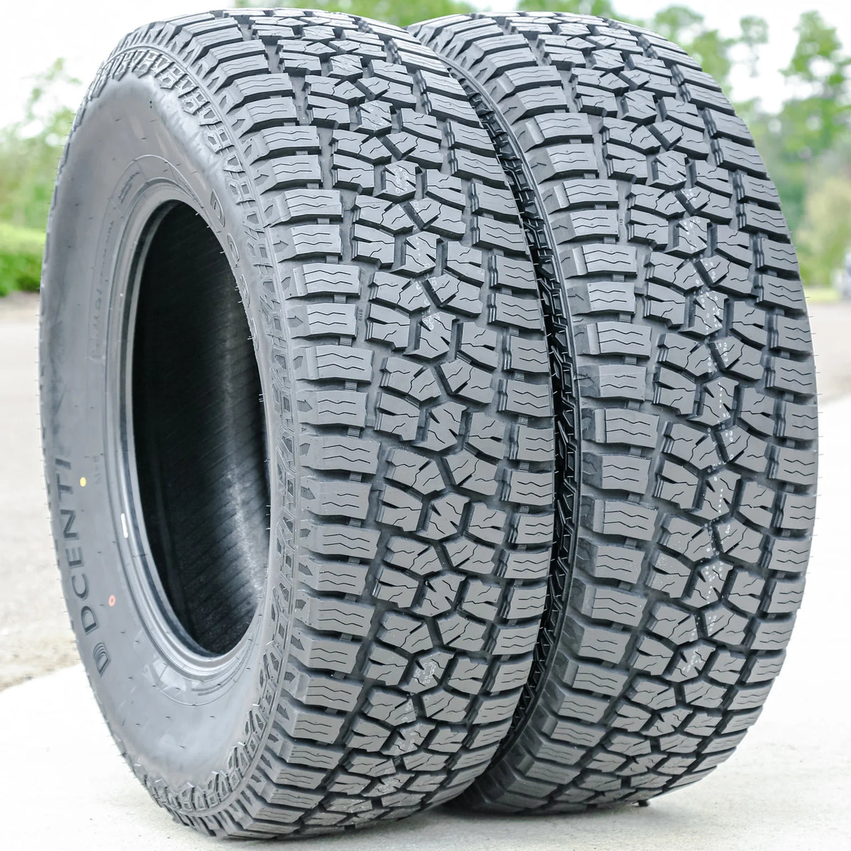 2 Dcenti DC88 AT 35X12.50R18 123R E 10 Ply A/T Tires 40k Mi Warranty 500AA
