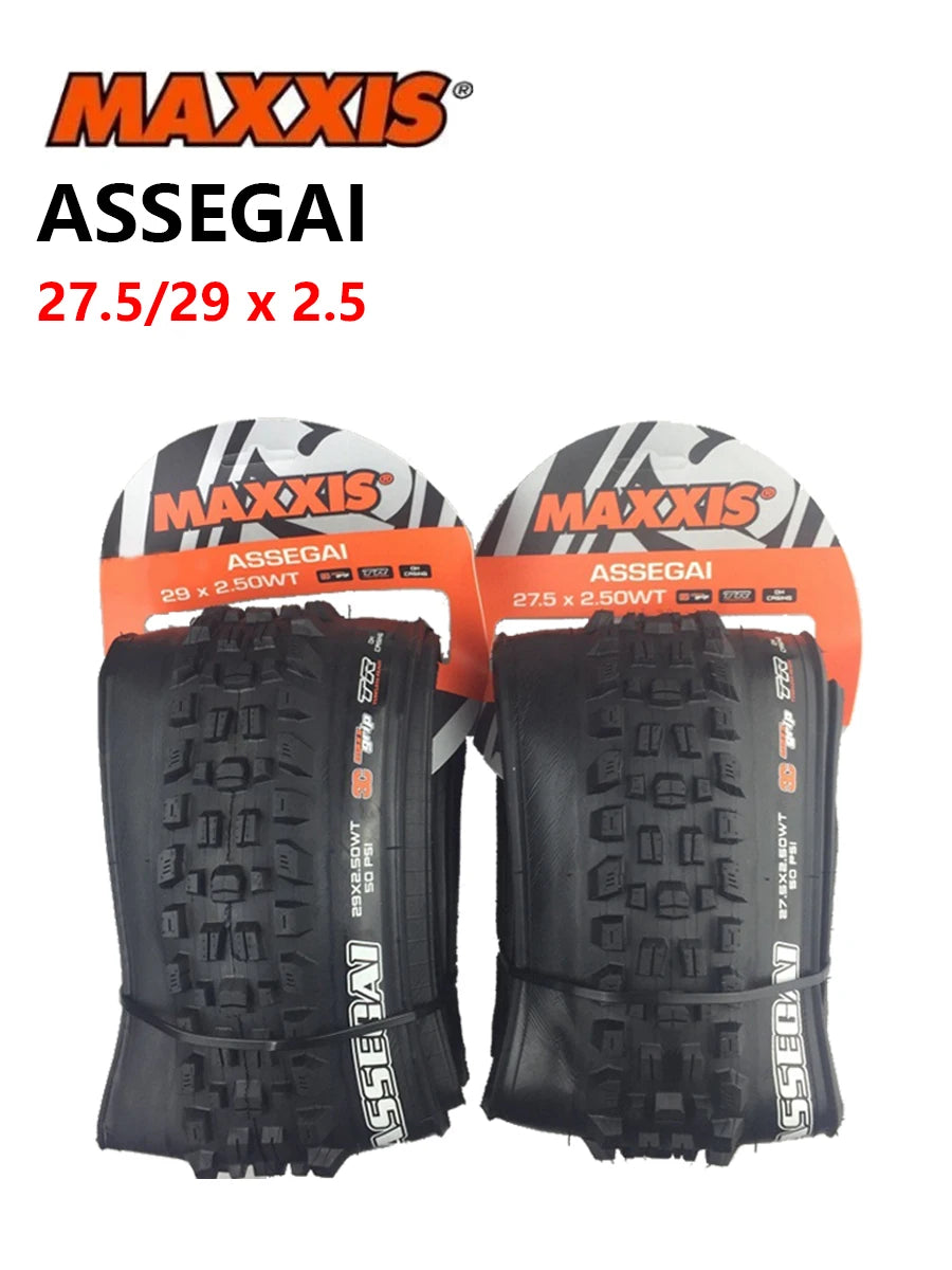 MAXXIS Tire ASSEGAI TUBELESS READY EXO Anti Puncture Bicycle Tires 27.5 / 29 x2.5 For Trail Downhill Conditions Original Parts
