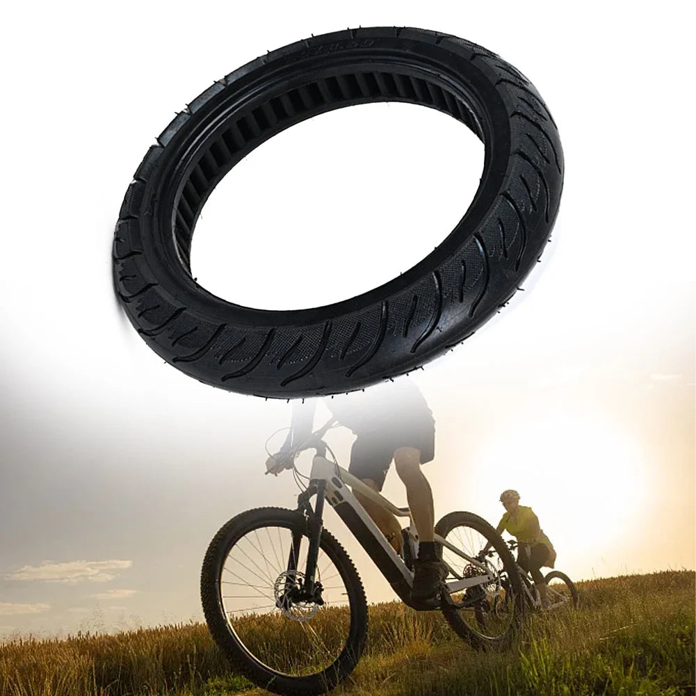 Puncture Resistant Tire For Ebike Accessory 14x2.5 Solid Tire Excellent Grip And Traction Minimal Maintenance Required