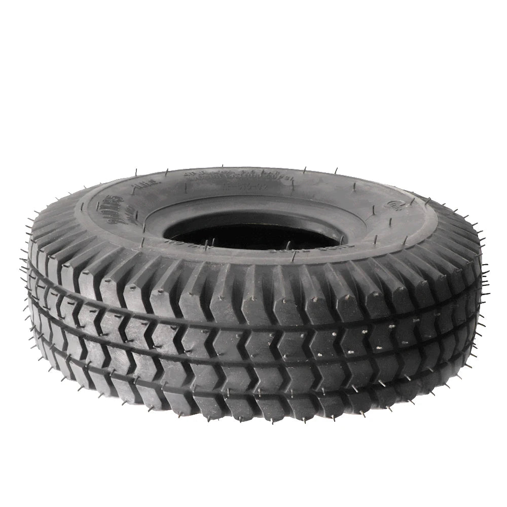 Wear Resistant Tyre 260x85 4 Inch Black Puncture Proof Fits Mobility Scooter Block Tread