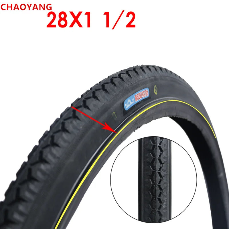28 inch Bike Tire 28x1 1/2 Old Style 28 Inch Bicycle Tire Cycling Tires 28" 40-635 For Traditional Old Style Bicycle 28*1 1/2