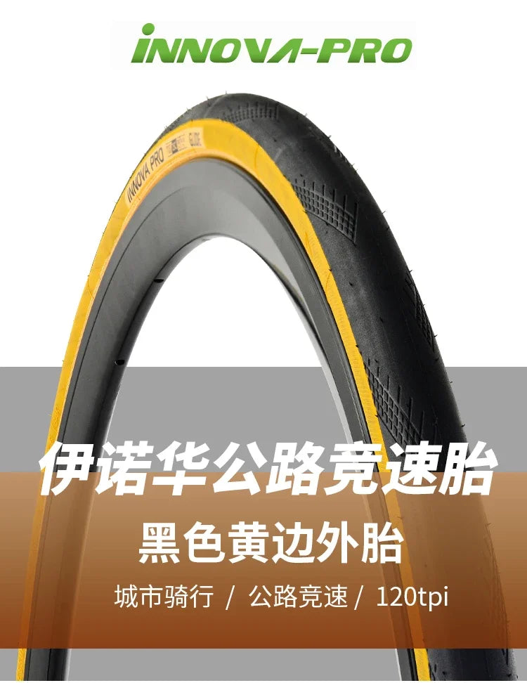 INNOVA Original 700C 700x25c/28c/30c Racing Folding Tire 120TPI for Road Bicycle Racing Bike IB-3029 Cycling Parts