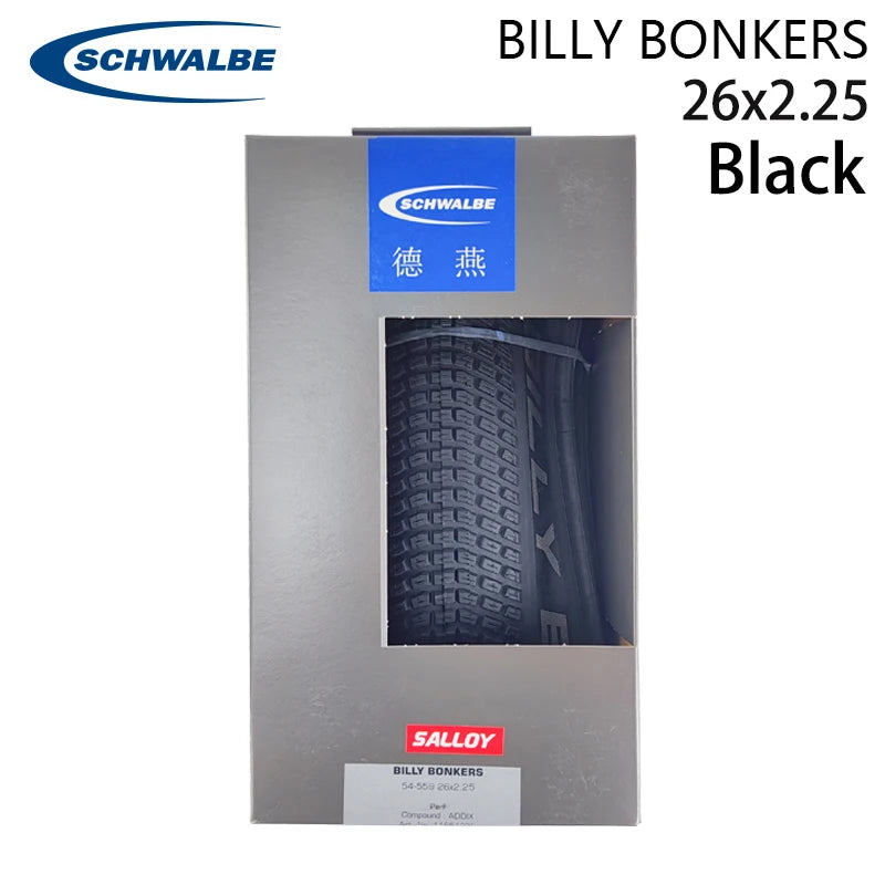 SCHWALBE Original BILLY BONKERS 18/20x1.50 2.00/26x2.10 Folding Tire for Dirt Jump MTB Bike BMX PumpTrack Bicycle Cycling Parts