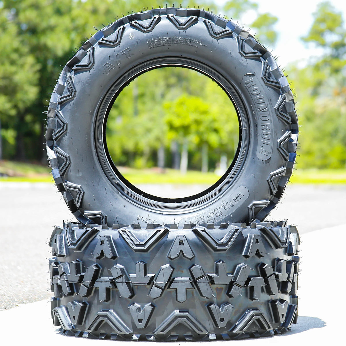 2 Roundrule SL306 26x11.00-14 26x11-14 79K 6 Ply A/T All Terrain ATV UTV Tires