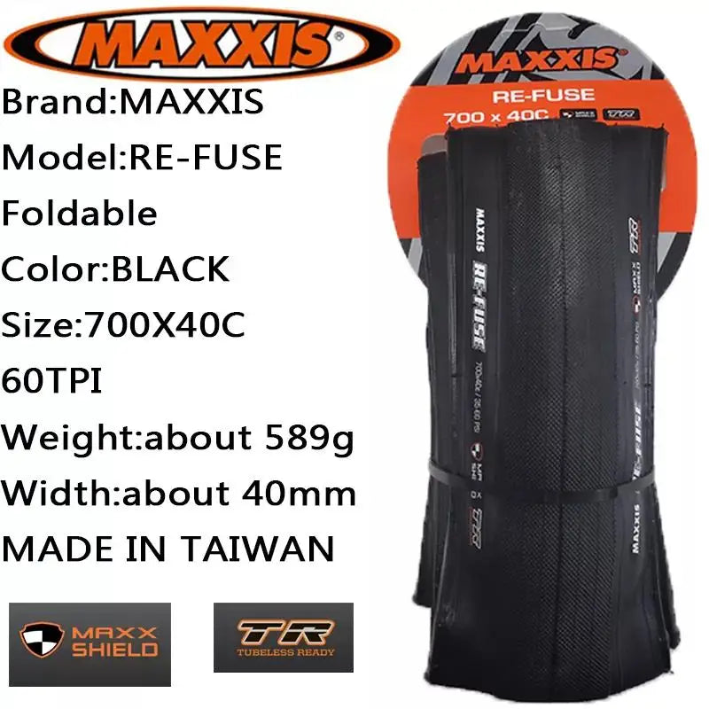 The Maxxis Re-Fuse is legendary for its durability. A great choice for any rider concerned about punctures from road debris.