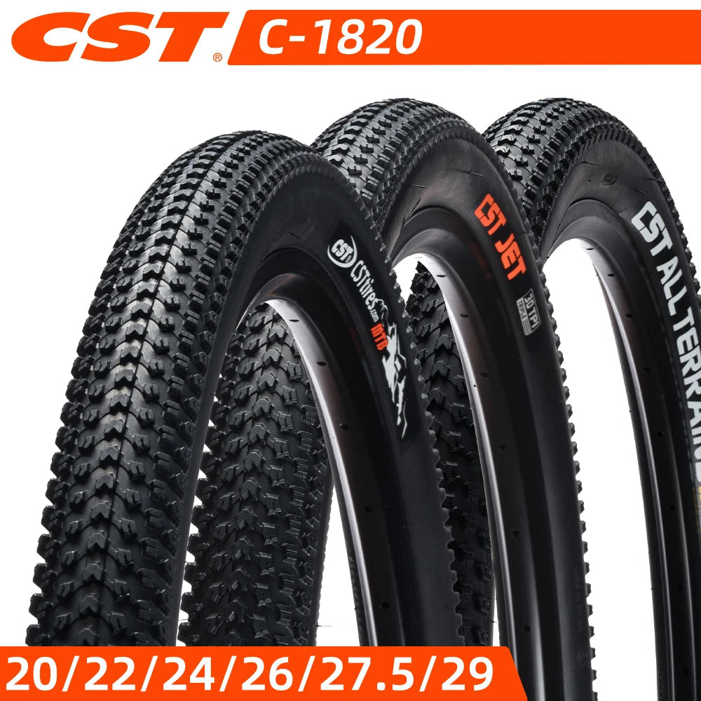 CST TIRE C-1820 MOUNTAIN BICYCLE TIRE OF MTB BIKE TYRE WIRE BEAD C1820 CST JET ALL TERRAINS 22 24 26 27.5 29 INCHES