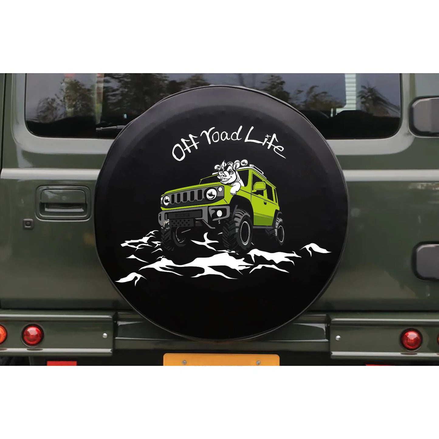 New Design 28 Inches Spare Tire Cover for Suzuki Jimny JB64 JB74 JB64W JB74W Back Wheel Cover Storage Bag Protector Jimny Tire