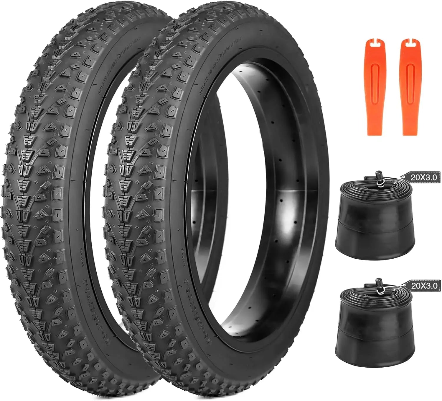 ZUKKA 20/26x3.0 Electric Bike Tire Fat E-Bike Tires Heavy Duty High-Performance Wear-Resistant Mountain Snow Bicycle Tires/Tubes
