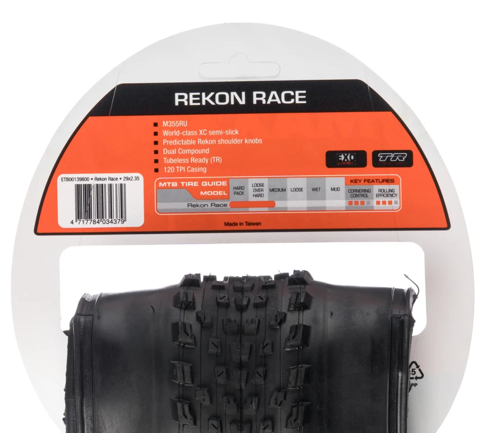 MAXXIS REKON RACE XC AM FR MOUNTAIN BICYCLE TIRE OF MTB BIKE TYRE TUBELESS FOLDABLE BEAD