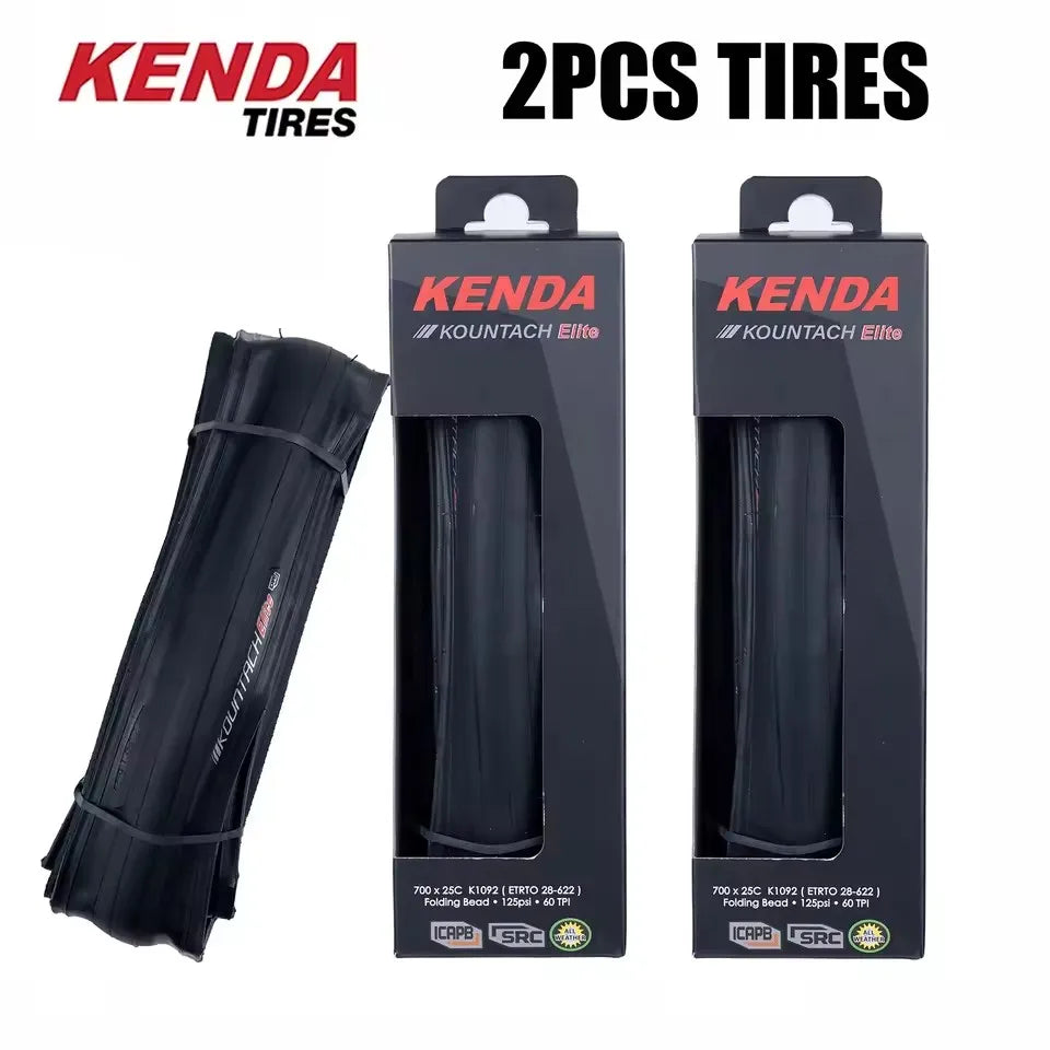 2PCS KENDA Bicycle Tires K1018/K925/K1092 700x25C/28C Road Bike Clincher Tires - Foldable Gravel Bike Tyres