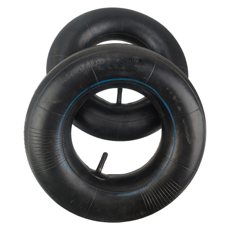 4.10/3.50-6 Replacement Tube with TR87 Bent Valve Stem Compatible with ,Hand Trucks and More 3.50-6 4.00-6 4.10-6 Tire Tubes
