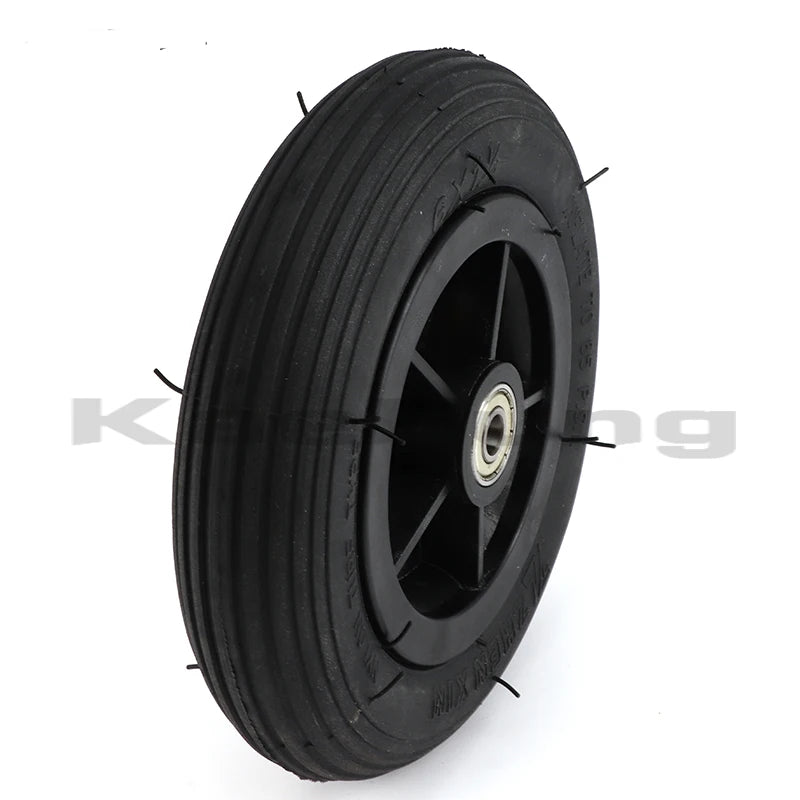 For Gas Electric Scooters E-Bike A-Folding Bike 6X1 1/4 Wheels 150mm 6 Inch Pneumatic Tire Inner Tube with 4 Inch Aluminum Rims