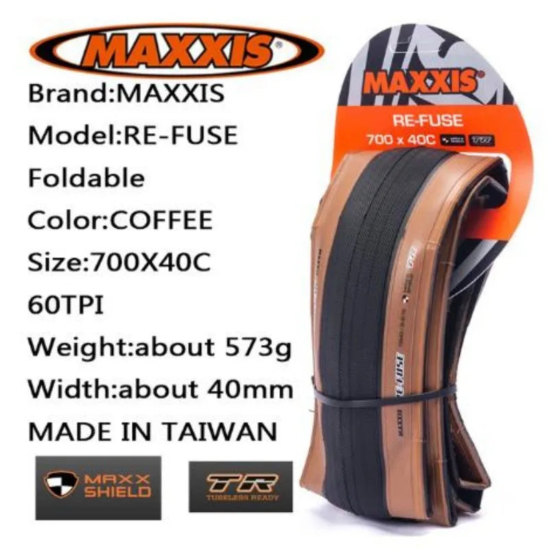 The Maxxis Re-Fuse is legendary for its durability. A great choice for any rider concerned about punctures from road debris.