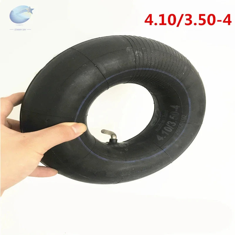 4.10/3.50-4 Pneumatic Air Filled Hand Truck All Purpose Utility Tire 410/350-4 ATV Quad Go Kart 47cc 49cc Chunky 4" scooter tire