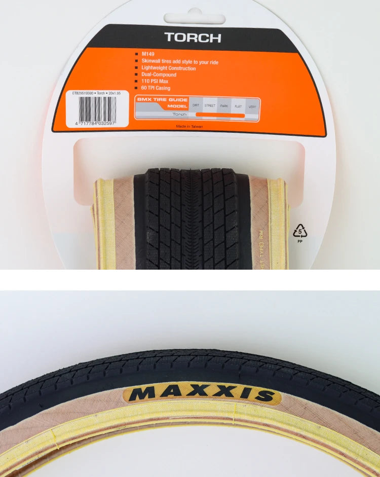 MAXXIS Original TORCH GRIFTER DTH 20x1.75/1.95/2.1/2.2/2.3 Silkshield Tire for Fold Bicycle 120TPI 20inch Folding Tire Bike